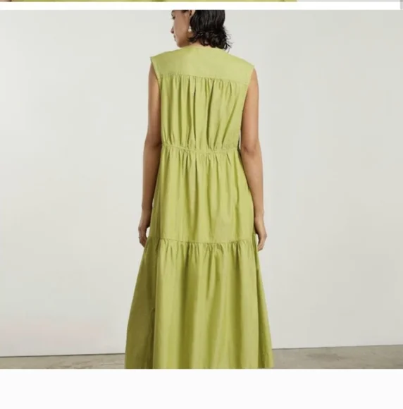 Everlane Tiered Midi Dress XS - Picture 2 of 12